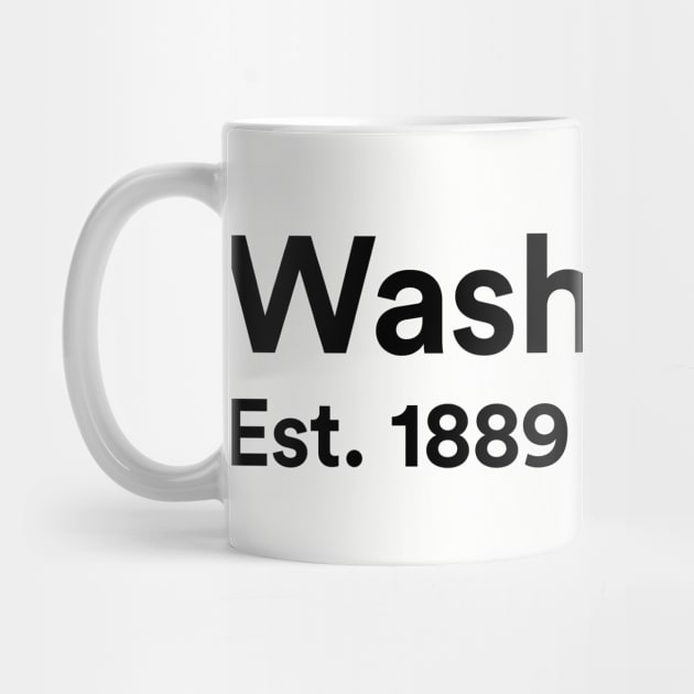 Washington - Est. 1889 by whereabouts